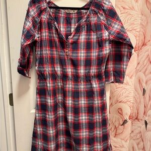 Lee Red and Blue Plaid Dress